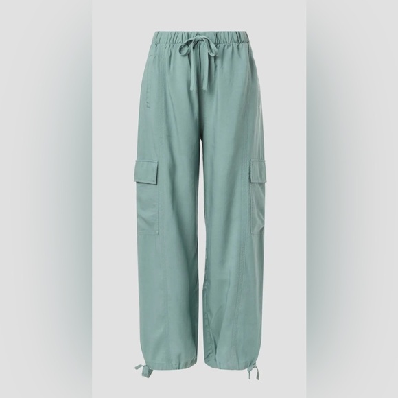 Splendid Sage Green Relaxed Trousers - Picture 3 of 10